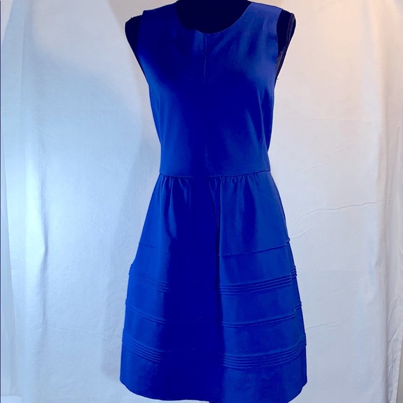 Madewell Dresses & Skirts - Madewell Royal Blue Sleeveless FitFlare Mini Dress